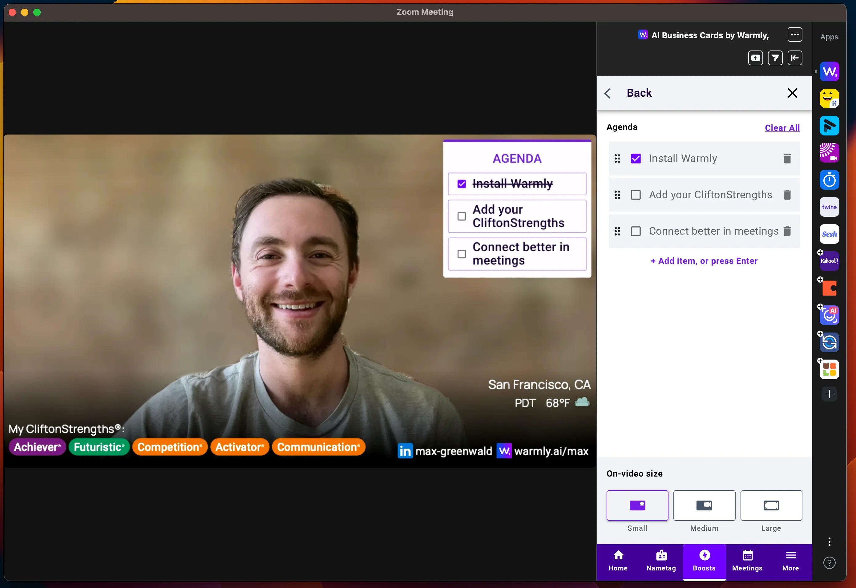 Gallup Partnership Show Your CliftonStrengths® on Zoom